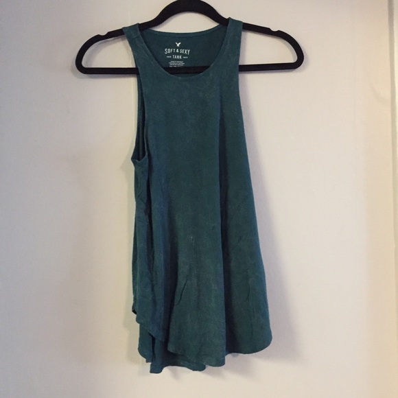 American Eagle Outfitters Tops - ✋Green Soft & Sexy T